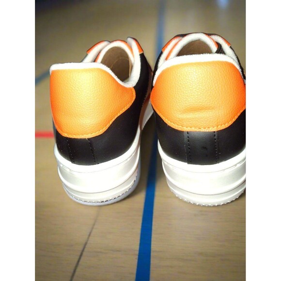 Women's Orange and Black Sneakers - size 10 - Picture 5 of 6
